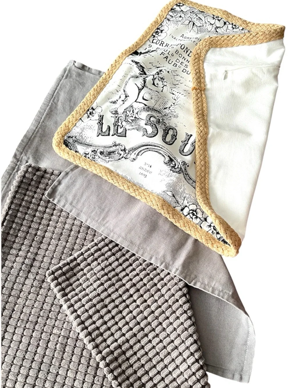 IKEA Farmhouse Pillow Cover Bundle French Country Decorative Covers Set